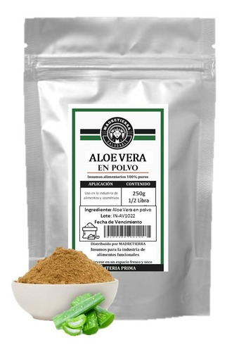 Aloe Vera En Polvo X250g Puro - g a $128