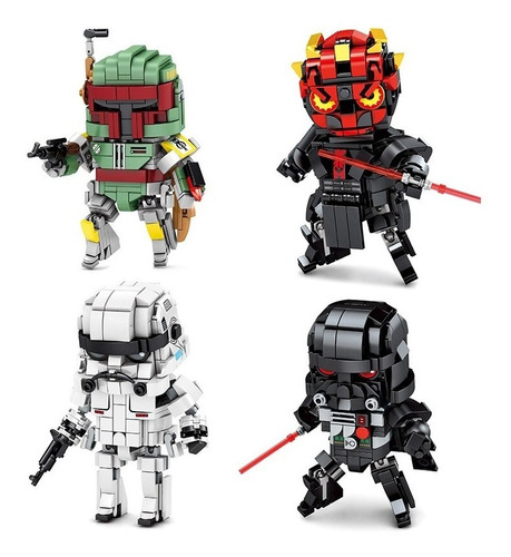 Imagen 8 de 9 de Ladrillos Encastrables Star Wars Juguete Darth Vader Dark