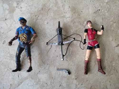 Action Figure Claire Redfield E Zombie Cop Resident Evil 2