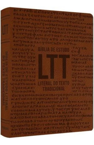 Bíblia Ltt-estudo Literal Do Texto Tradicional Capa Marrom