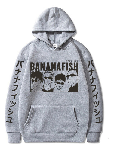 Sudadera Con Capucha Anime Banana Fish, Tops Acogedores, Sud