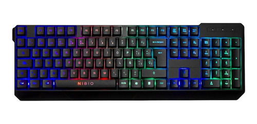Teclado Gamer Nibio K200 Strike Rgb Mrclick