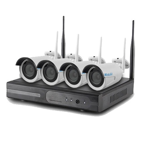 Set 4 Cámaras De Vigilancia Wifi C12-1