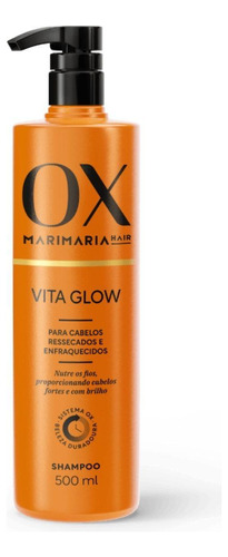 Shampoo Ox Mari Maria Vita Glow - Nutrição+crescimento