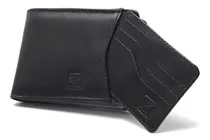 Comprar Carteira Masculina Couro Legítimo Porta Moedas Porta Cartão Rg Cnh Notas Média De Couro Carteira De Bolço Masculina Cor Preto