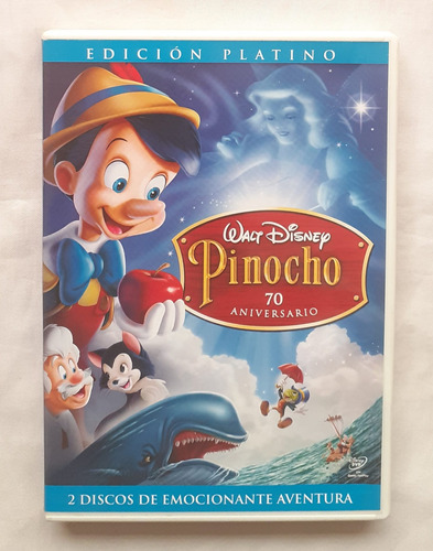 Pinocho Dvd Original Oferta Pack 2 Discos 70 Aniversario