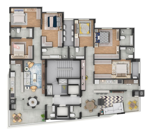 Imagem 12 de 12 de Acrc Imóveis - Residencial Lumina, Apartamentos Com 03 Suítes No Bairro Vila Nova - Ap01942 - 33291730