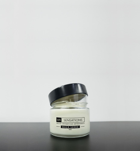 Imagem 8 de 9 de Maçã Verde - Vela Aromática Perfumada Decorativo 140g