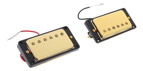 Juego De Pastillas Humbucker Con Sellado Dorado Para Piezas