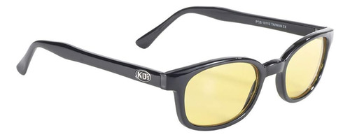 X-kds Biker Yellow Lenses Black Frames 20% Gafas De Sol