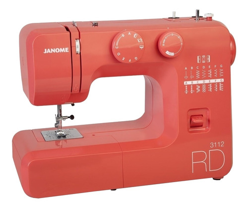 Máquina de coser recta Janome 3112 portable rojo 220V - 240V