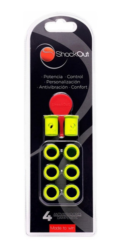 Imagen 3 de 6 de Antivibrador Paleta Padel Dampeners Anti Shock Out - N D G