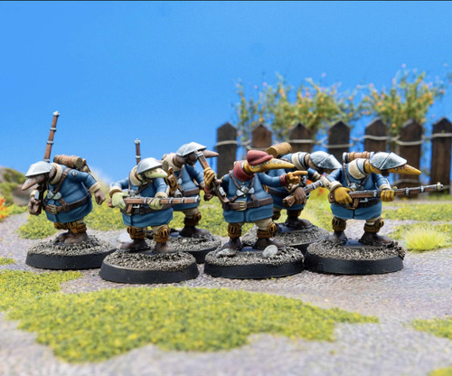 Infantería Coftyran Wargames Atlantic 24 Figuras 28mm