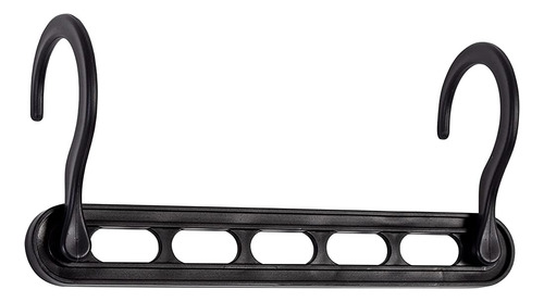 Perchas De Plástico Negro Plegables En Cascada Honey-can-do,