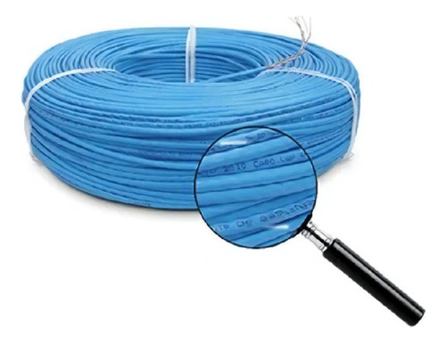 Cabo De Rede Lan 4x24awg Cat5e Utp Cm Rolo Com 100 Metros
