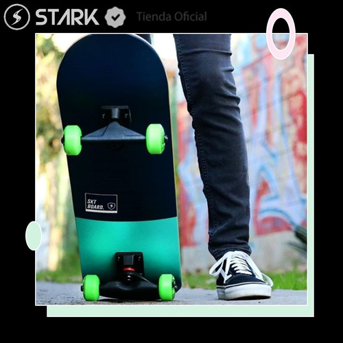 Imagen 4 de 10 de Skate Profesional Stark Maple Canadiense Truck Aluminio New