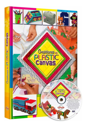 Libro De Creaciones Plastic Canvas 1 Tomo + 1 Dvd