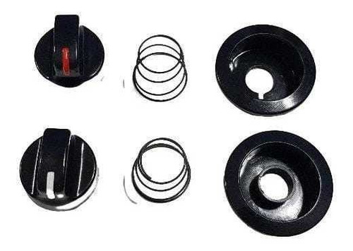 5 Perillas 6mm Originales Cocina Orbis C9500 / C9300 Marron