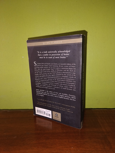Libro, Orgullo Y Prejuicio Y Zombies (en Inglés) - Jane A. (Usado)