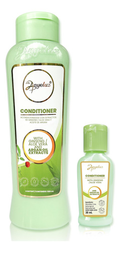 Anyeluz Kit Duo Acondicionador De Argan Y Aloe Vera + Tamano