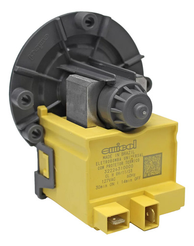 Eletrobomba Para Lavadora Com Protetor Térmico 127 Volts 127v