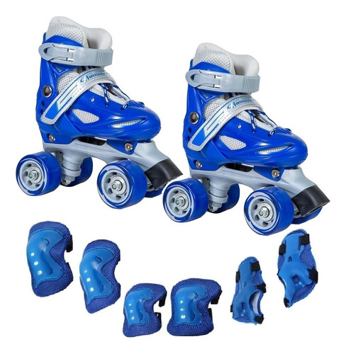 Patin 25-36 Xs, S, M + Set Proteccion(7pzs)