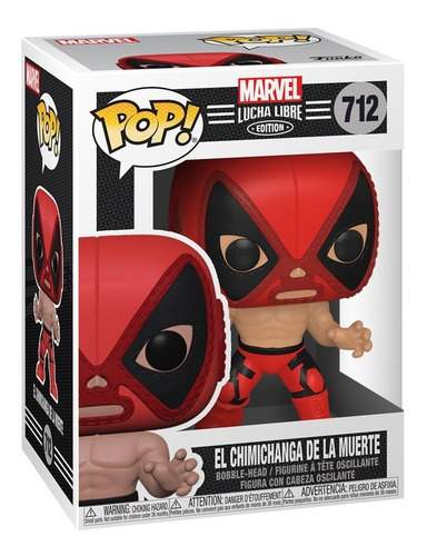 Deadpool Funko Pop Lucha Libre Chimichanga De La Muerte