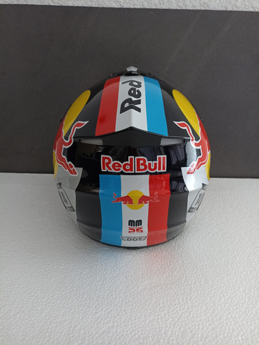 Casco De Motocross, Downhill, Enduro, Dh Red Bull Negro Lisa L (Usado)