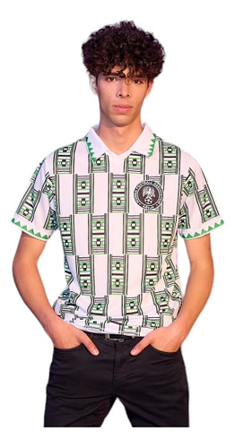 Hermosa! Camiseta Rettro Nigeria 1994 Away Okocha