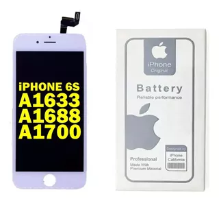 Pantalla Modulo Display Para Apple iPhone 6s + Bateria