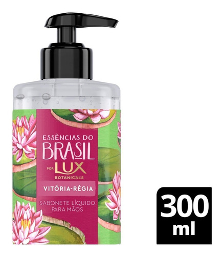 Sabonete Líquido Lux Essências Do Brasil Vitória Régia 300ml