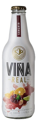 Pack De 24 Cooler Viña Real Sangría 330 Ml