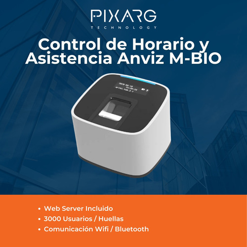 Imagen 2 de 8 de Control Horario De Asistencia Anviz M-bio Wifi Rfid Huella