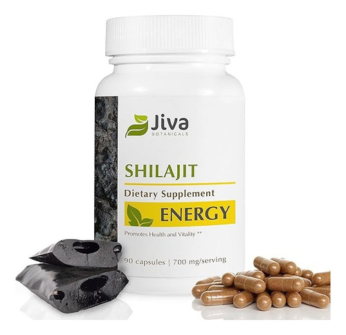 Jiva Botanicals Shilajit Energy 700mg 90 Capsulas