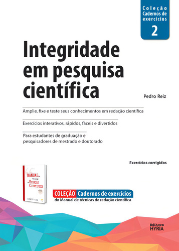Coleção Cadernos De Exercícios - Vol. 2 - Integridade Em, De Pedro Reiz. Editora Hyria, Capa Mole Em Português