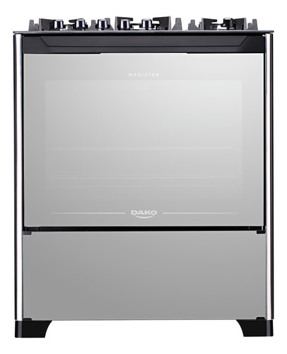 Fogão 5 Bocas Dako Magister Style Inox Mesa em Vidro - Bivolt - 300001232 Fogão 5 Bocas Dako Magister Style Inox Mesa em Vidro - Bivolt - 300001232