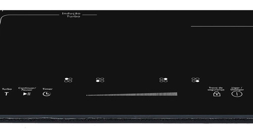 Fogão Cooktop De Indução Pct40p 9 Níveis+turbo Touch Preto P
