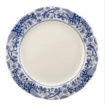Comprar Spode Plato De Carga De Brocato Italiano Azul, Plato De Carga Grande De 12 Pulgadas Para Platos De Cena, Decoración De Boda, Fabricado En Inglaterra Con Cerámica Fina, Apto Para Lavaplatos Y