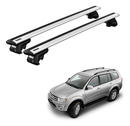 Rack Bagageiro Teto Mitsubishi Pajero Dakar 09 Diante Thule