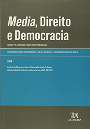 Livro Media, Direito E Democracia