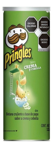 Papa Pringles Crema Acida Cebolla 124 Gr
