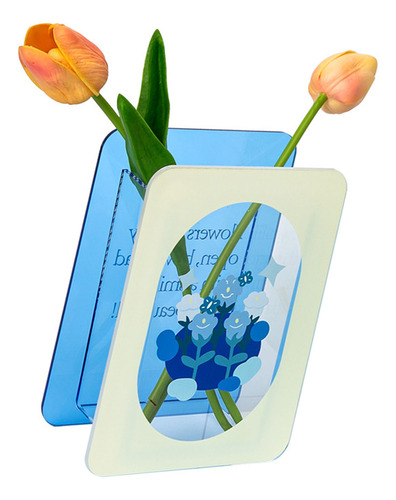 Vaso De Flores, Suporte De Buquê Moderno Em Acrílico, Clear