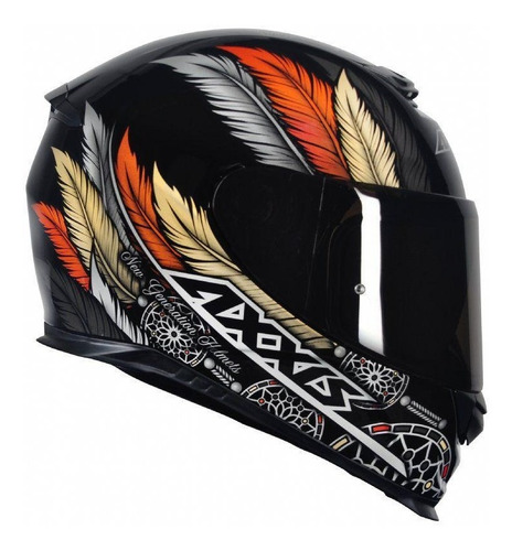 Capacete Axxis/ By Mt Dreams Gloss Black Grey Ocre Hd