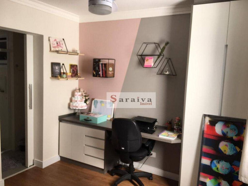 Imagem 28 de 30 de Cobertura Com 3 Dormitórios À Venda, 153 M² Por R$ 850.000 - Rudge Ramos - São Bernardo Do Campo/sp - Co0229
