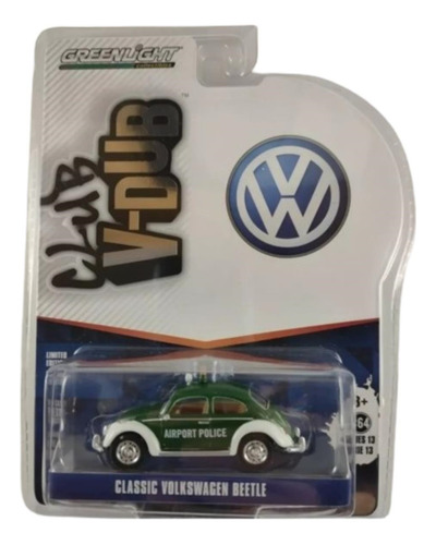 Greenlight Classic Volkswagen Beetle V-dub Fusca Airp Police