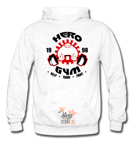 Poleron, Hero Gym 1998, Help, Train, Fight, Pesas, Gimnasio, Entrenamiento / The King Store