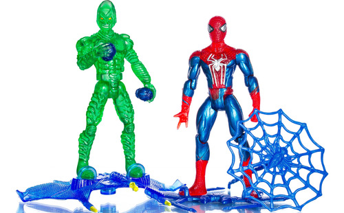 Spiderman Vs Duende Verde Duo Juguetes Figuras Art. C/ Luz