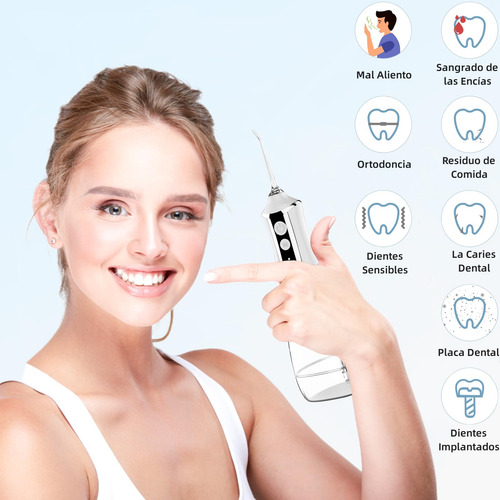 Irrigador Bucal,water Flosser Para Limpie Dientes De Manera