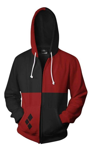 Harley Quinn Ed Sudadera Con Capucha Hombre Mujer