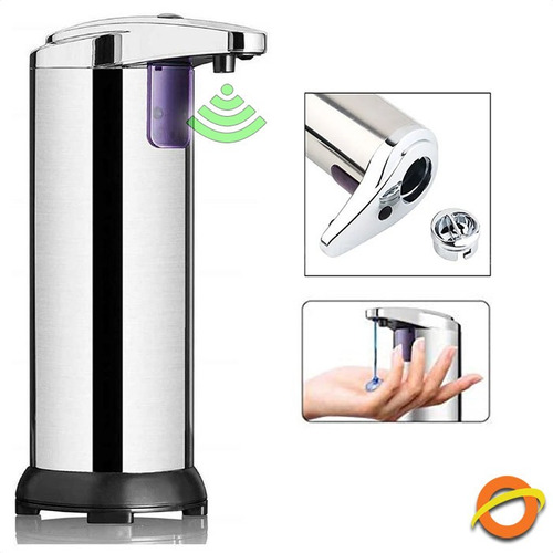 Dispenser Automatico Jabon Liquido Detergente Acero